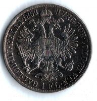 1 Zlatník/Gulden (1862-ražba B), stav 2+/1-