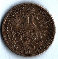 1 Zlatník/Gulden (1878-ražba bz), stav 1+/1+ patina dr.hr.