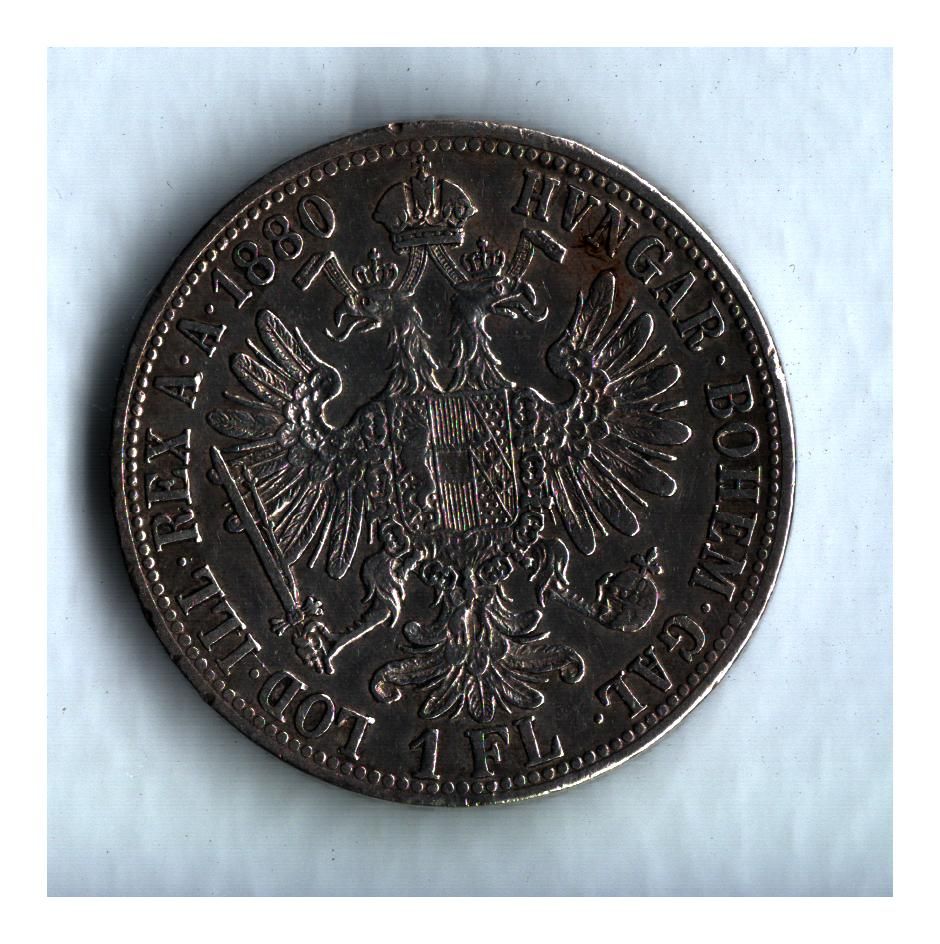 1 Zlatník/Gulden (1880-ražba bz), stav 1/1 dr.hr.