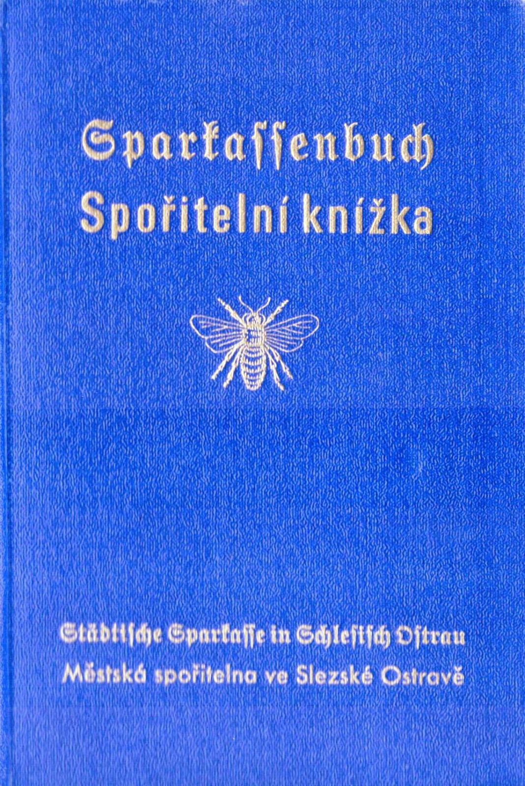 P-Č+M Spořitelní knížka 1942 Slezská Ostrava
