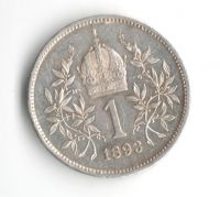 1 Koruna(1893-ražba bz), stav 0/1+ hr.