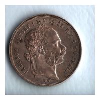1 Zlatník/Gulden (1878-ražba KB), stav 1+/1+ patina, dr.hr.
