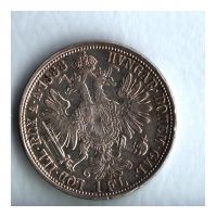1 Zlatník/Gulden (1888-ražba bz), stav 0/1+ patina, hr.