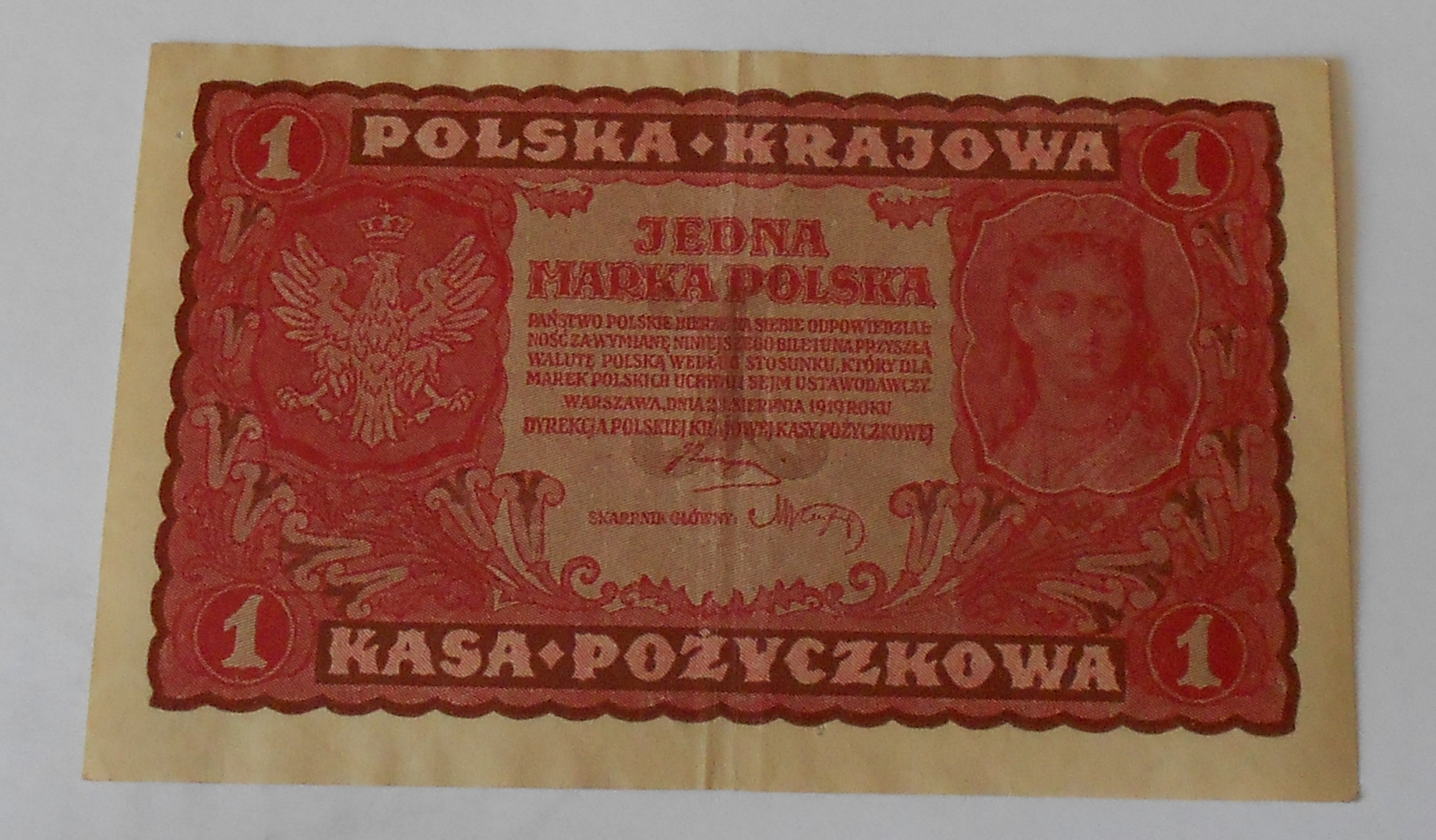 Polsko 10 Marek polských 1919