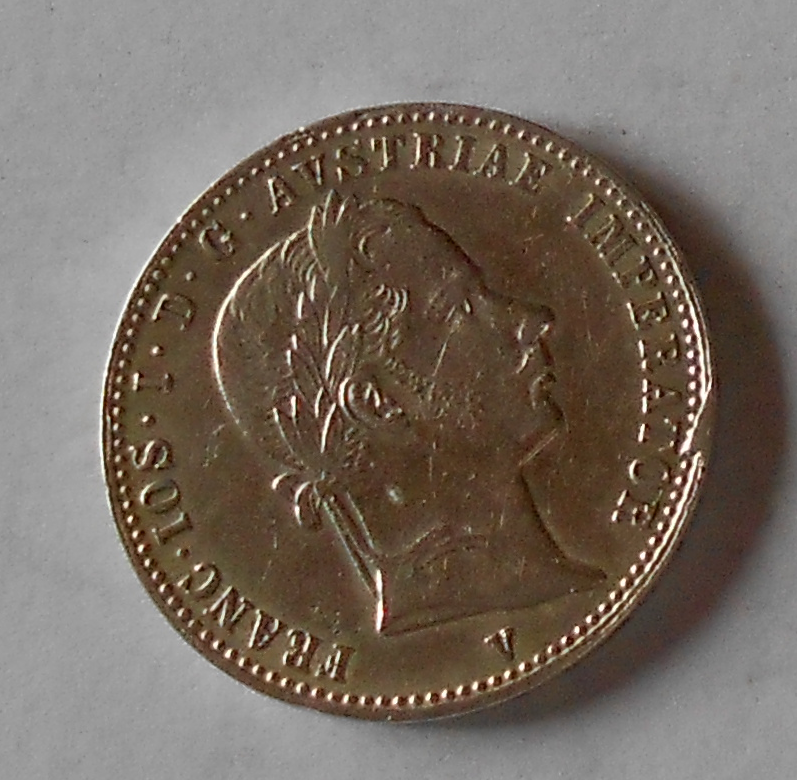 1/4 Zlatník/Gulden 1858 V