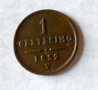 1 Centesimi 1852 V stav