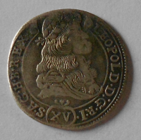 Uhry NB 15 Krejcar 1686 Leopold I.