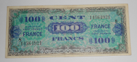 Francie 100 Frank 1944 Okupační