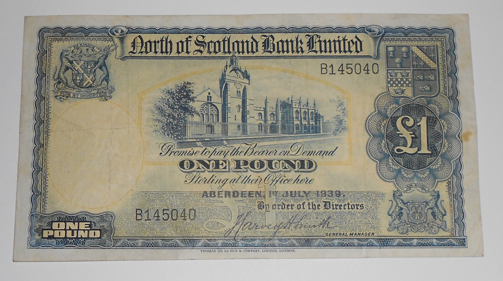 Skotsko 1 Pound 1939