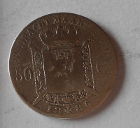 Belgie 50 Cent 1886 Leopold II.