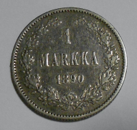 Finsko pod Ruskem 1 Marka 1890