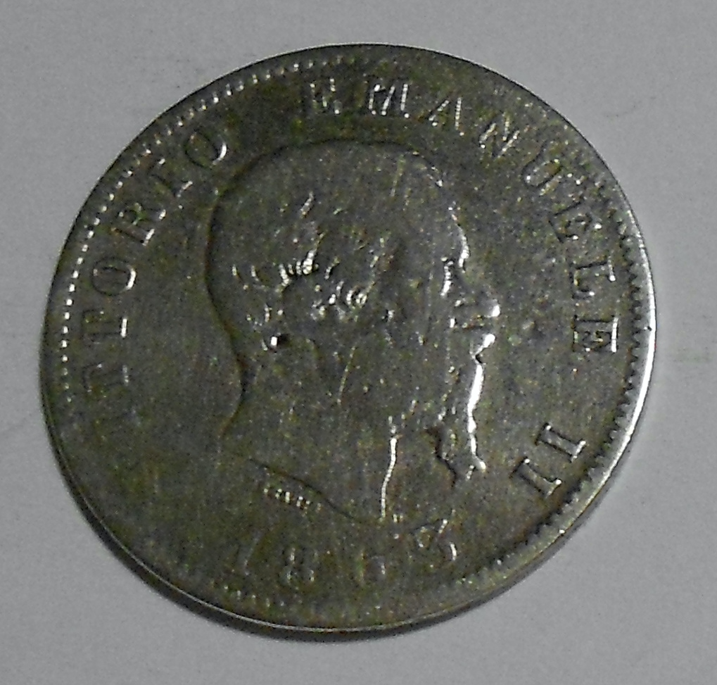 Itálie 1 Lira 1863