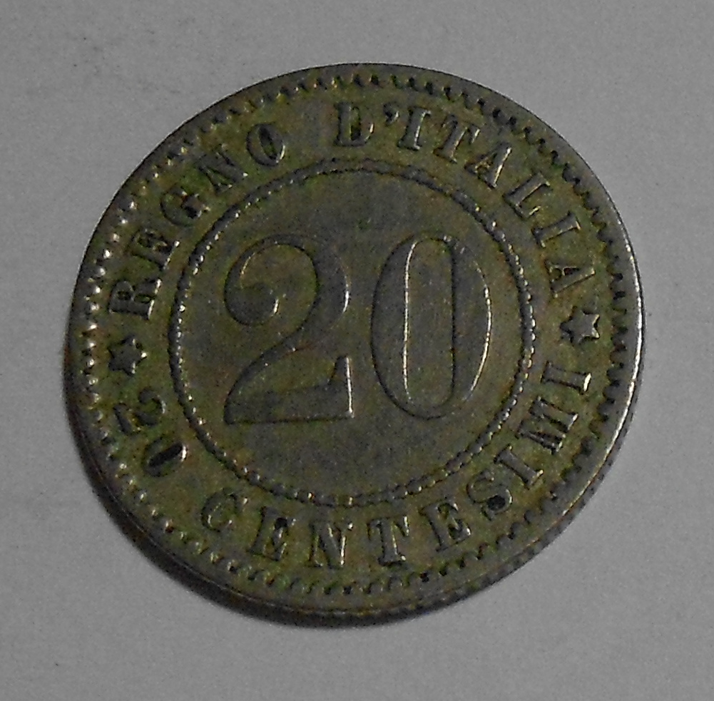 Itálie 20 Cent 1894