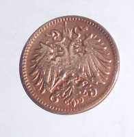 Rakousko 1 Haléř 1901, stav