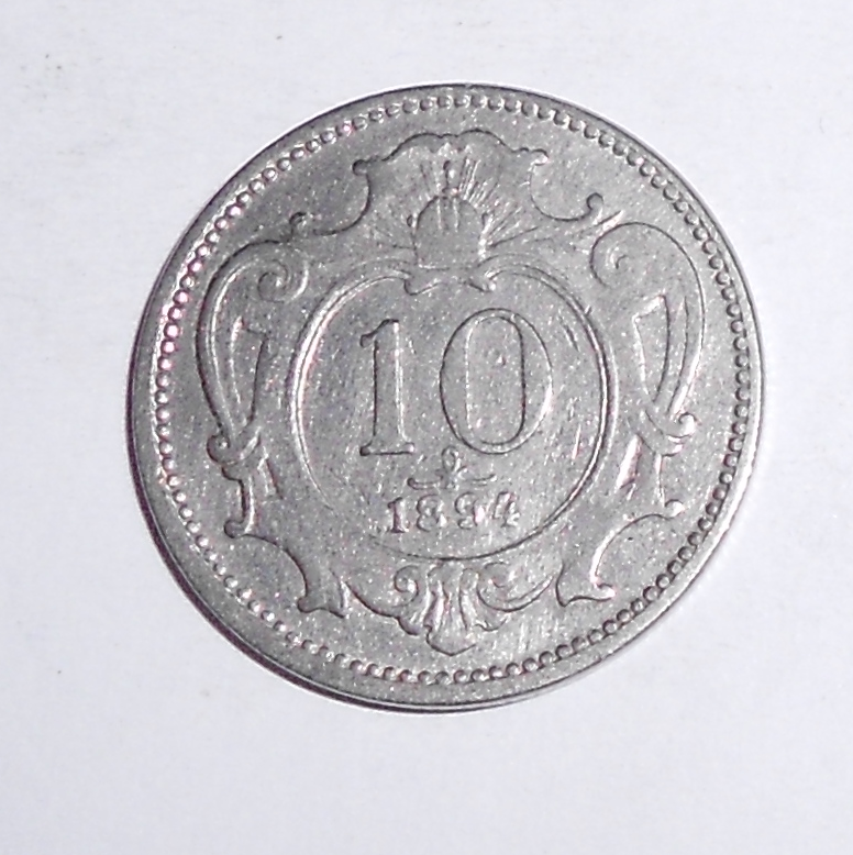 Rakousko 10 Haléř 1894
