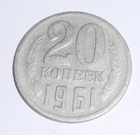 SSSR 20 Kopějka 1961