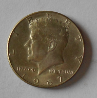 USA 1/2 Dolar 1967 Kennedy