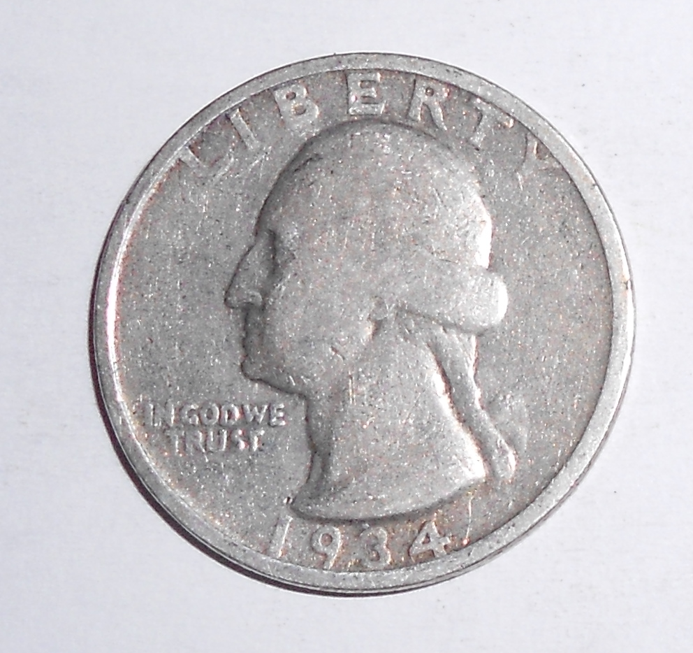 USA 1/4 Dolar 1934