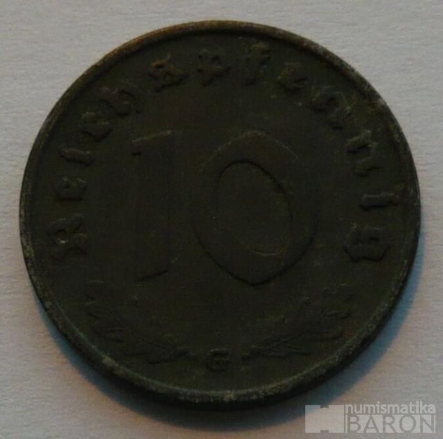 Německo 10 Pfenig 1940 G