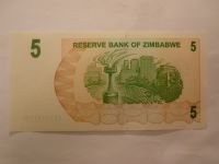 5 Dollar, 2007 Zimbabwe