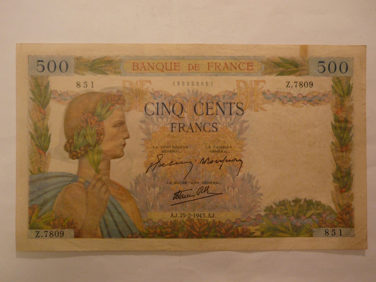 500 Frank, 1943, Francie