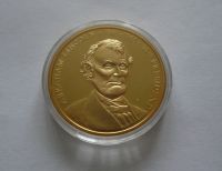 prezident Lincoln, zlaceno, průměr 32mm, USA