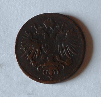 Rakousko 1 Soldo 1862 V