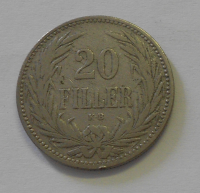 Uhry 20 Fillér 1893 KB
