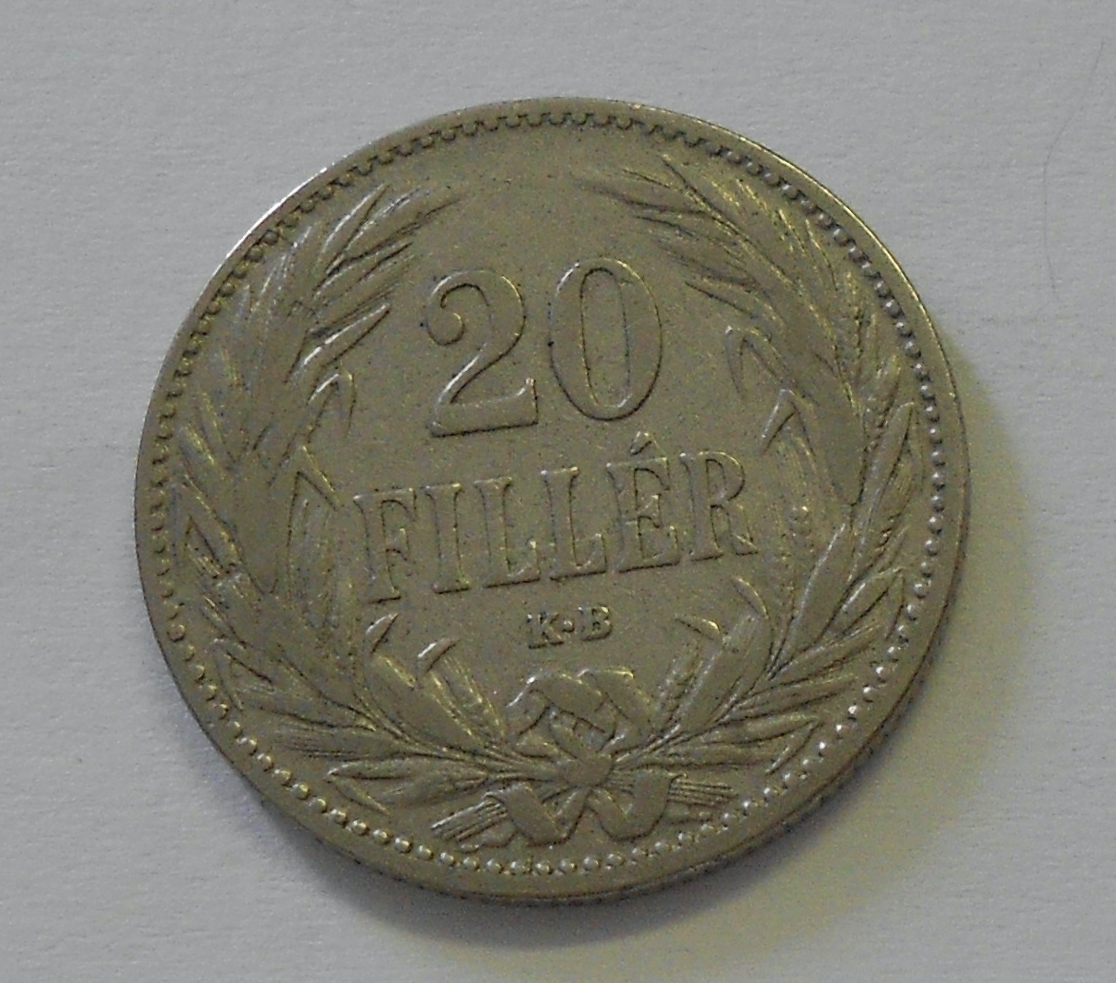 Uhry 20 Fillér 1894 KB
