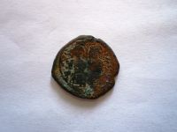 1/2 Follis, Justinus II., 565-578, mincovna Cařihrad, Byzanc