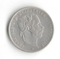 1/4 Zlatník/Gulden (1866-ražba V), stav 1+/1 dr.hr.