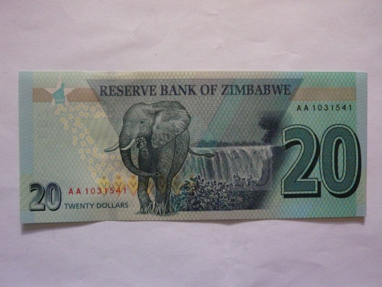 20 Dollar, 2020, Zimbabwe