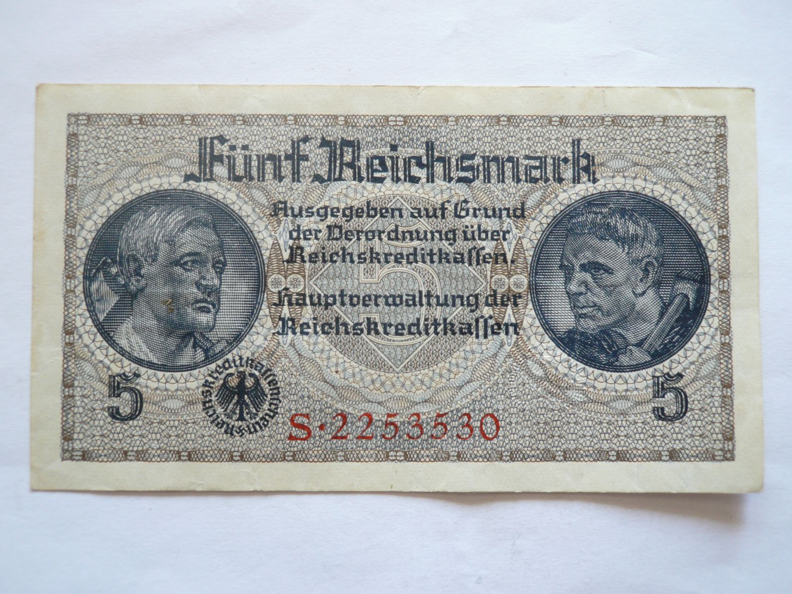 5 Marka, Říšská kreditní banka, Německo