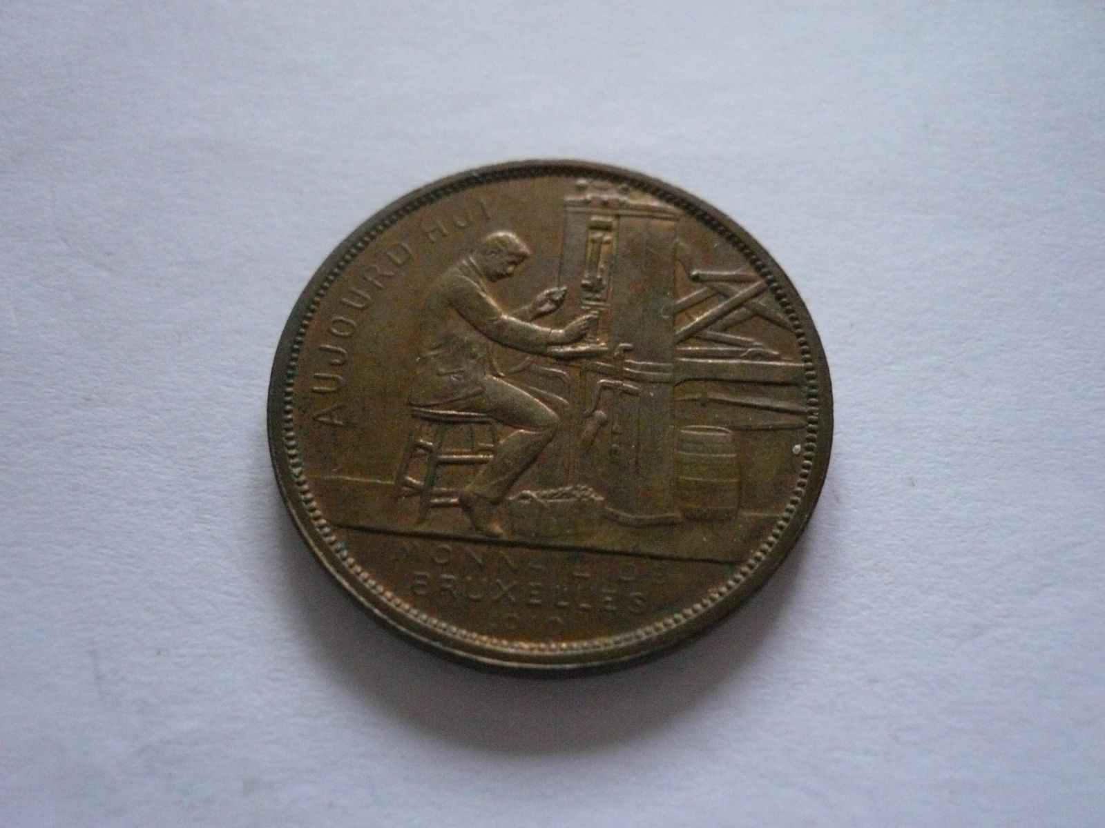 bruselská mincovna, Brusel 1910, Belgie