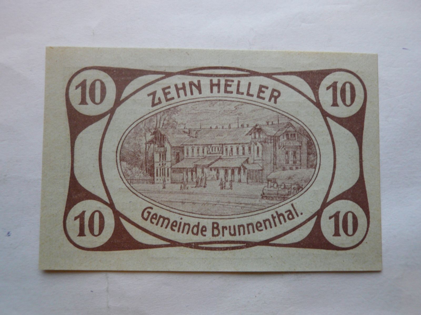 10 Heller, Brunenthal, Rakousko