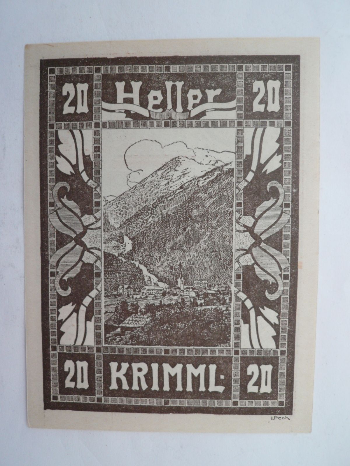 20 Heller - Krimml, Rakousko