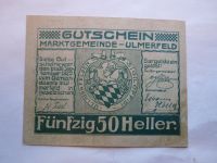 50 Heller, Ulmerfeld 1920, Rakousko