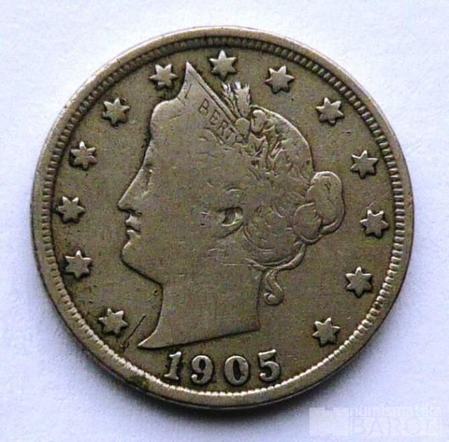 USA 5 Cent 1905