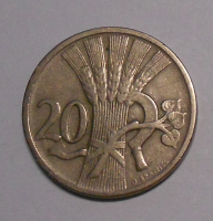 ČSR 20 Haléř 1921