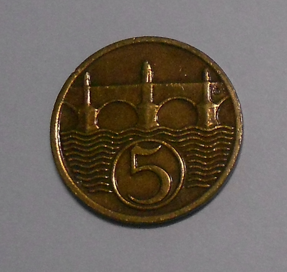 ČSR 5 Haléř 1938