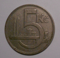 ČSR 5 Koruna 1925