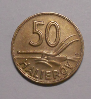 Slovensko 50 Haléř 1941 Cu Ni