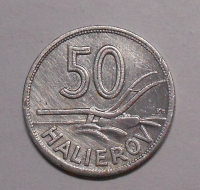 Slovensko 50 Haléř 1943 Al