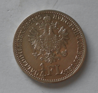Rakousko 1/4 Zlatník/Gulden 1862 A, stav