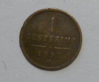 Rakousko 1 Centesimi 1852 V