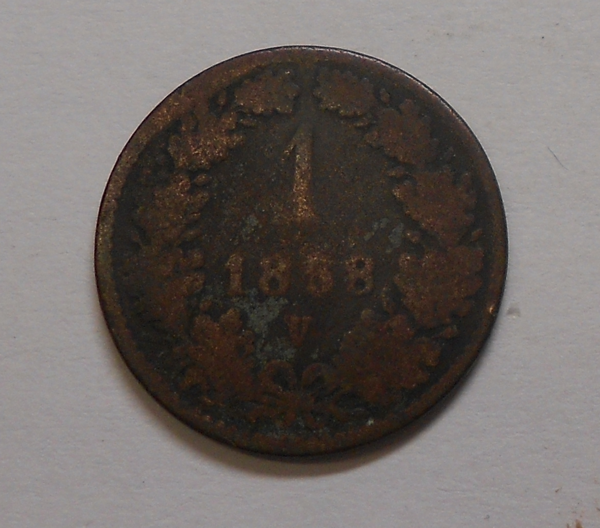 Rakousko 1 Krejcar 1858 V