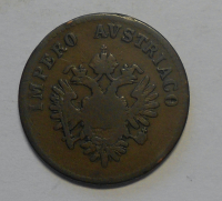 Rakousko 5 Centesimi 1852 V