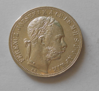 Uhry 1 Zlatník/Gulden 1884 KB, stav