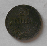 Uhry 20 Fillér 1917