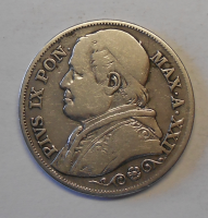 Vatikán 2 Lira 1867